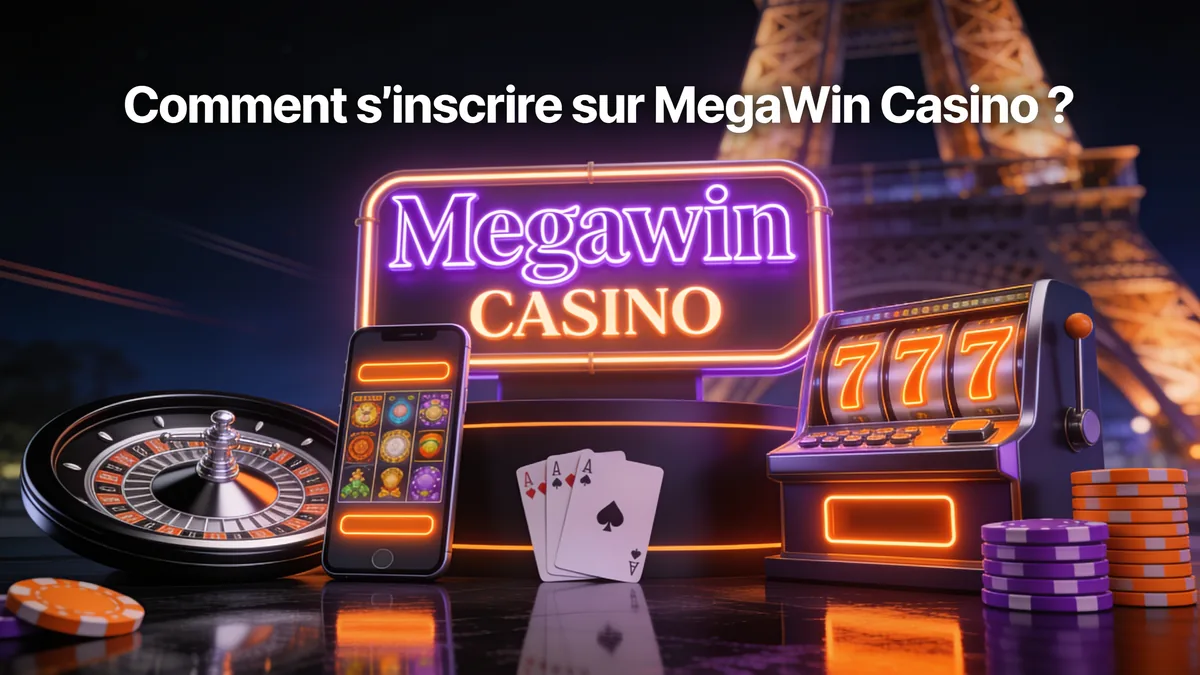 megawin casino en France — Comment s'inscrire sur MegaWin Casino ?